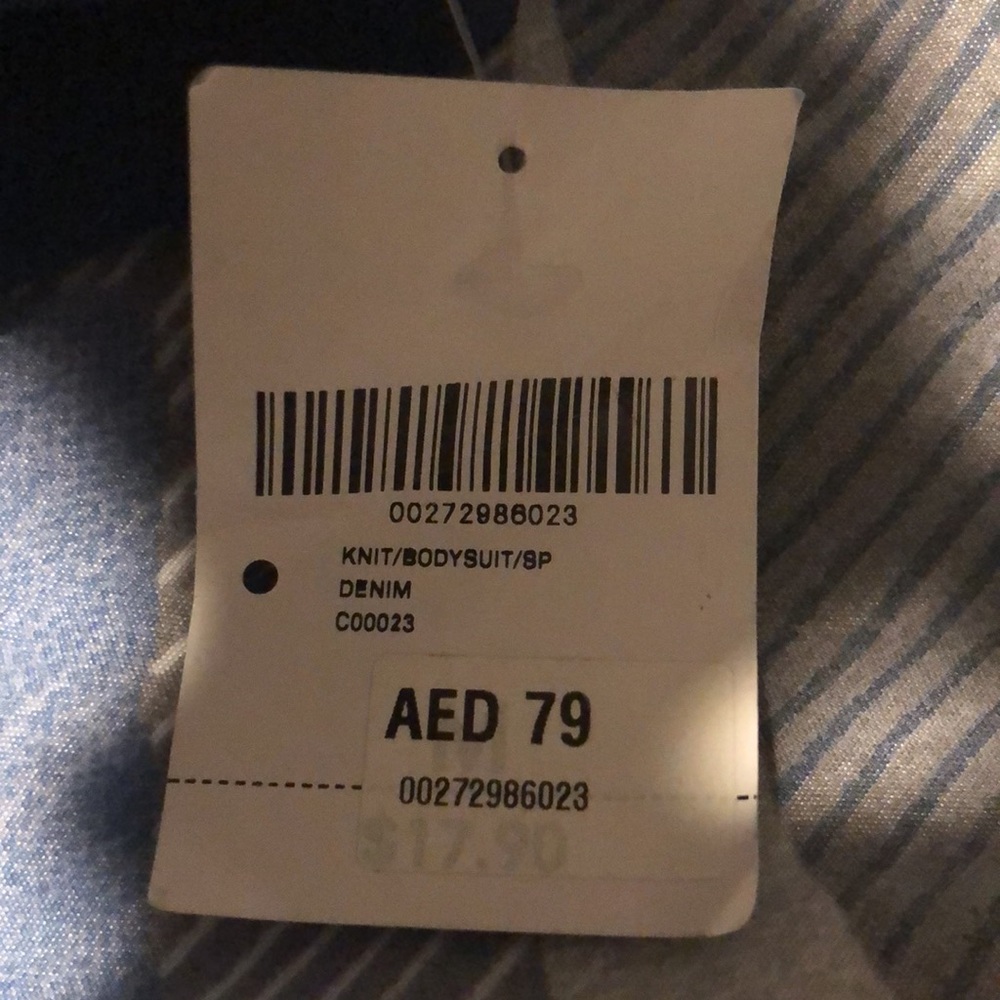 NWT forever 21 denim body suit. - Picture 2 of 2
